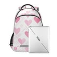 thumbnail image 7 of FORMRS Unisex Backpack Elementary School Travel Bookbag with Reflective Stripes, Geometric Love, 7 of 7