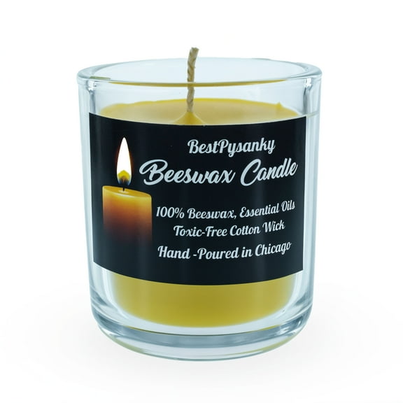 100% Pure Beeswax Handmade Candle Sweet Honey Smell 3 OZ