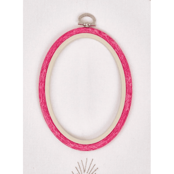 Oval Flexi Hoop Nurge 230-7 Pink