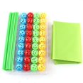 thumbnail image 4 of Children's Tent, Diy Fort Children's Bunk Building Kit, Castle Tunnel Tent Toy, Indoor Outdoor (Ball 36 Stick 51 With Tent), 4 of 4