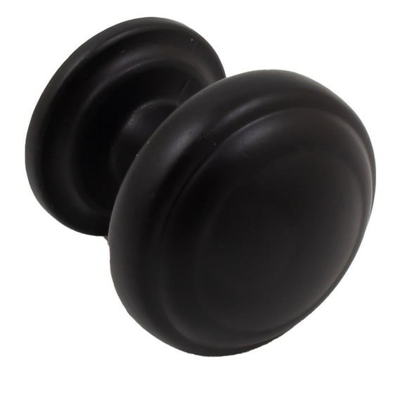 Alesund Cabinet Knob, 1-1/4 Inches, Matte Black by Stone Harbor Hardware