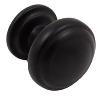 Alesund Cabinet Knob, 1-1/4 Inches, Matte Black by Stone Harbor Hardware