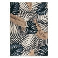 thumbnail image 2 of World Rug Gallery Contemporary Tropical Floral Leaves Non Slip Area Rug - BEIGE 7'10"x10', 2 of 8