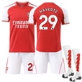 thumbnail image 1 of Arsenal Home Football Shirt 2025-2026 Kit for Kids & Adults with Socks, Havertz 29, 1 of 2
