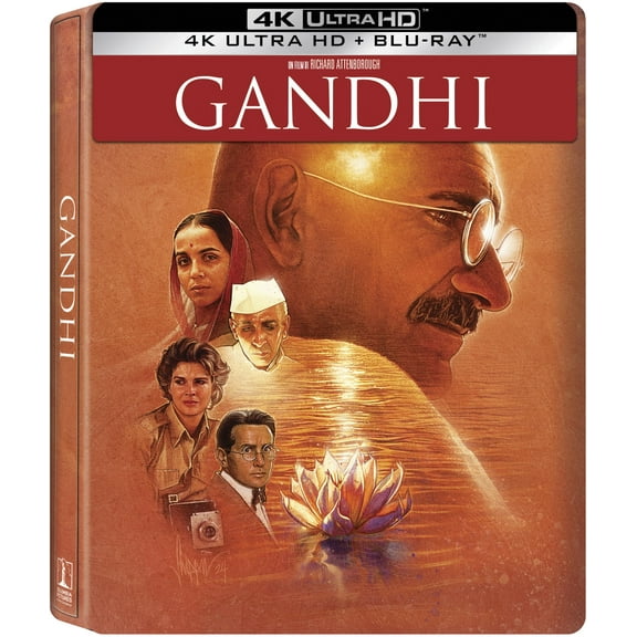 Gandhi - 4K Steelbook (2 Bd 4K   2 Bd Hd) (4K Ultra HD) Ben Kingsley Candice Bergen Edward Fox