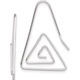 thumbnail image 1 of Sterling Silver Hook Triangle Earrings (29 X 20) Made In China qe9074, 1 of 5