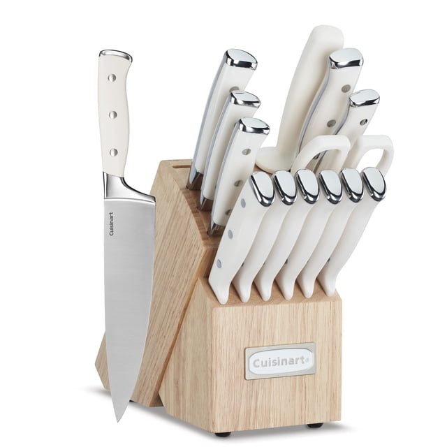 Juego de cuchillos Cuisinart C77CTR-15P de acero con alto contenido de carbono, 15 piezas