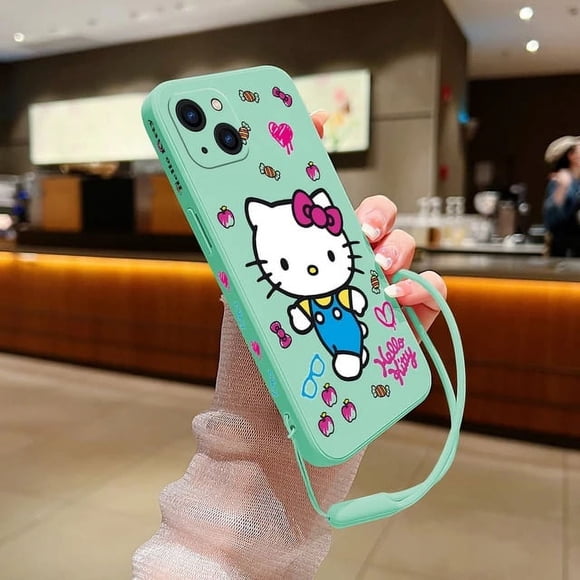 Hello Kitty Phone Case For Xiaomi Redmi Note 11 10A 11T 10 10T 10S 9T 9 8 7 Pro Plus 10C 9A 9C 9T 4G 5G Cases With Lanyard LXY