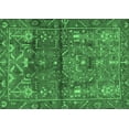 thumbnail image 1 of Ahgly Company Indoor Rectangle Persian Emerald Green Traditional Area Rugs, 4' x 6', 1 of 4