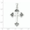 thumbnail image 2 of Pendentif Croix Fleur de Lis en Argent Sterling 925, 2 of 2