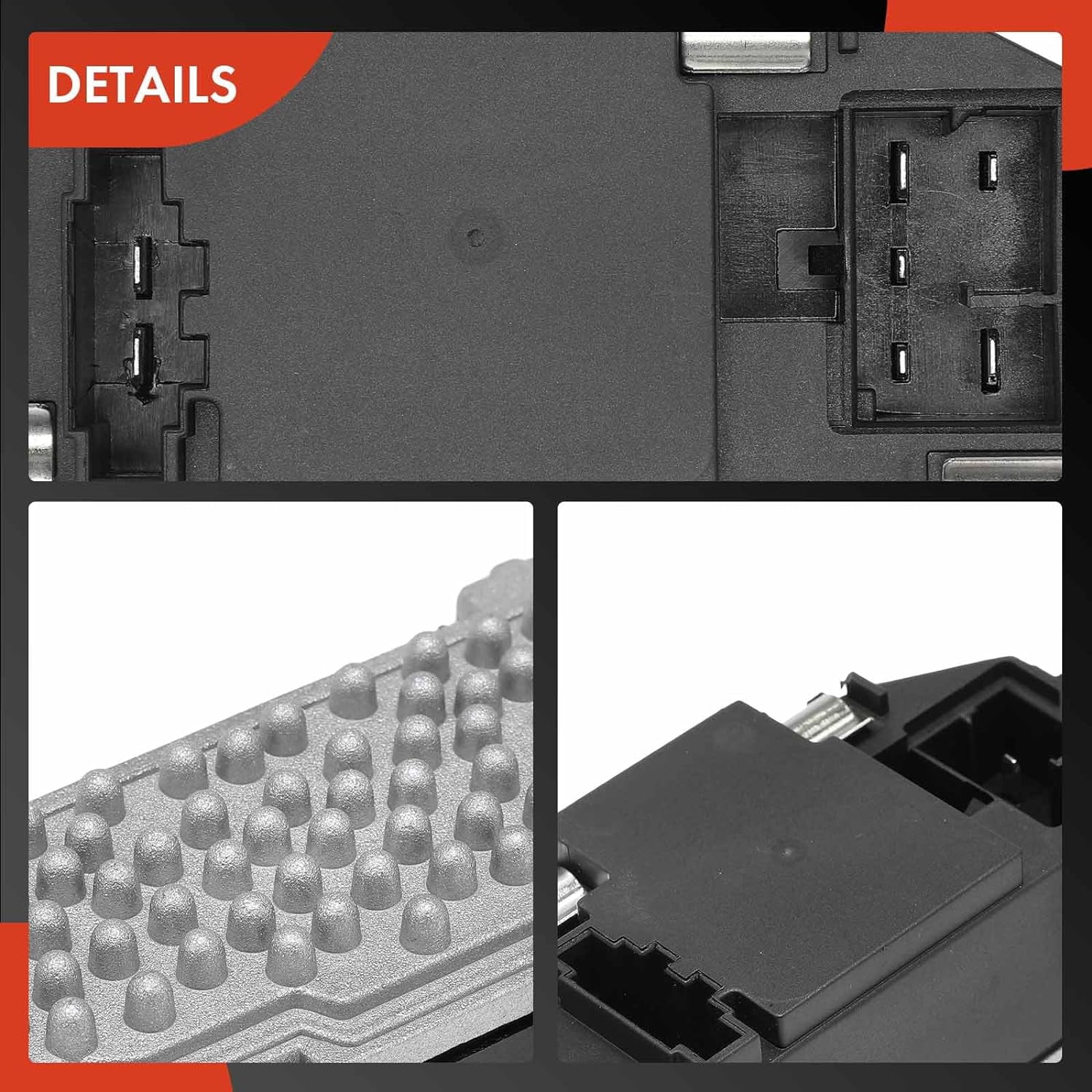 A-Premium HVAC A/C Blower Motor Resistor Compatible with Volkswagen Beetle 2012-2015 CC Eos Golf GTI Passat Rabbit Tiguan
