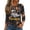Orange, variant on Womens Halloween Graphic Tops Long Sleeve Crew Pumpkin Ghost Witch Print Shirts Fashion tee