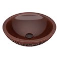 thumbnail image 3 of Anzzi LS-AZ340 16 in. Anchor Handmade Vessel Sink with Floral Design Exterior in Polished Antique Copper, 3 of 4