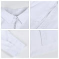 thumbnail image 3 of Sherrylily Men Button Up Shirts Long Sleeve Linen Beach Casual Cotton Tops, 3 of 5