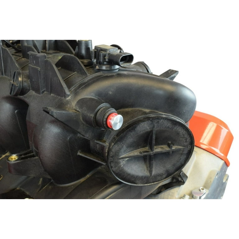 Yctze 5-Port Aluminum Vacuum Block Manifold For Turbo, Boost, Fuel Pressure - 1/2" & 1/8" NPT Ports