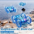 thumbnail image 3 of Absoke Amphibious RC Cars for Boys Age 5-7 8-12 - Remote Control Monster Truck with LED Lights - 2.4GHz RC Trucks, 3 of 3