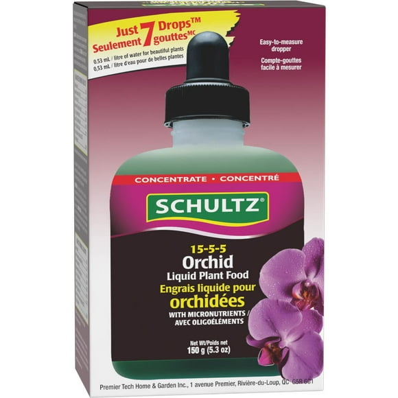 Schultz® Orchid Liquid Plant Food 15-5-5 150 g, Orchids Liquid Plant Food