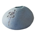 thumbnail image 2 of Giyblacko Flower PotsRustic Ceramic Planter With Personalized Inscription Faux Stone Design Thumbsized Flower Pot, 2 of 5