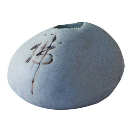 JCWRYPS Gardening Supplies Clearance! Rustic Ceramic Planter with Personalized Inscription Faux Stone Design Thumbsized Flower Pot