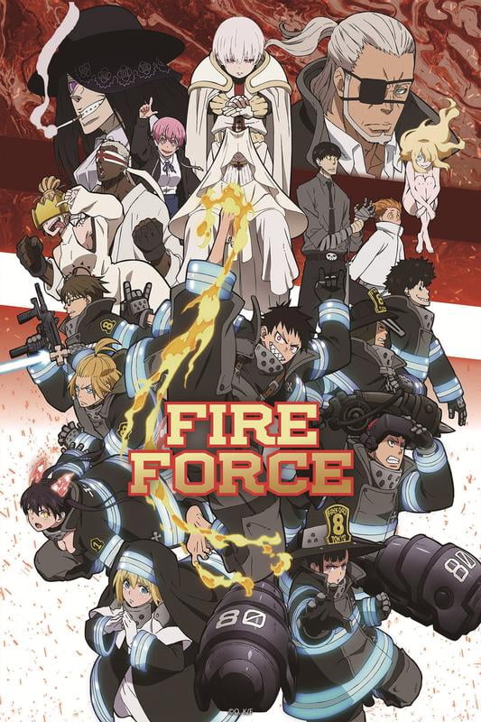  Anime Poster Fire Force Season 2 Canvas Poster Bedroom Decor  Sports Landscape Office Room Decor Gift Unframe: 12x18inch(30x45cm):  Posters & Prints