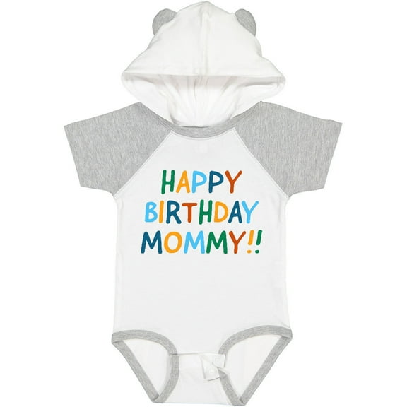 Inktastic Happy Birthday Mommy Boys or Girls Baby Bodysuit