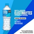 thumbnail image 2 of POWERADE Power Water Zero Sugar Mountain Berry Blast Electrolyte Water, 16.9 fl oz, 6 Pack, 2 of 6