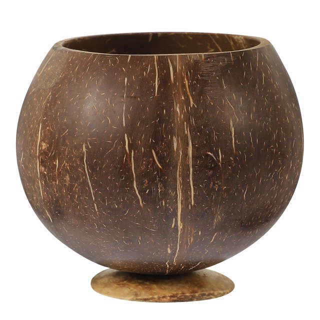 Taza de cáscara de coco Taza de coco natural Taza para servir postre Taza para bebidas Tazón de postre