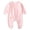 Pink, variant on Organic Cotton Unisex Newborn Baby Sleepers Pajamas Soft Footed Jumpsuit for Infant Boys Girls 0-6 Months