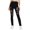 Black, variant on Vedolay Denim Pants for Women High Waisted Denim Pants Frayed Raw Hem Summer Hot Jeans Black,L