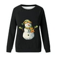 thumbnail image 4 of WXLWZYWL Oversized Sweatshirts for Women Long Sleeve Crewneck Pullover Xmas 3D Graphic Ugly Sweater Santa Shirts Funny Gifts, 4 of 4