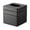 Black, variant on Tissue Box Cover Square – Handcrafted Border Embossed Pewter Metal Tissue Holder Box for Bathroom Accessory, Aesthetic Decorative Facial Napkin Cube for Modern Home Decor