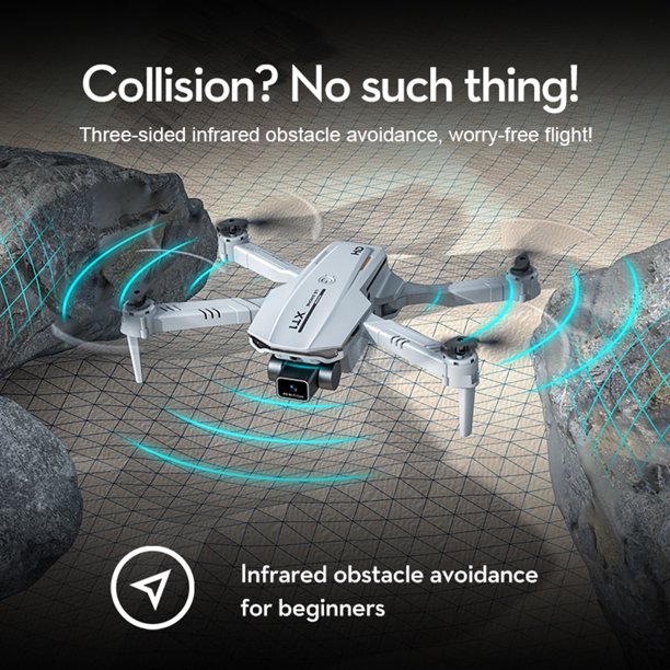 Dron teledirigido para fotografía aérea cuadricóptero de retorno automático con WiFi Ehuebsd FPV una tecla Control remoto juguetes para niños