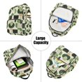 thumbnail image 5 of FORMRS Mini Backpack Purse for Women Travel Daypack Casual Shoulder Bag, Green Circle, 5 of 7