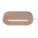 thumbnail image 2 of Pedestal de pantalla ovalada Base de luz LED con USB - Luces Blanco Sywqhk Para estrenar, 2 of 7