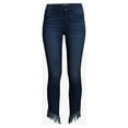 thumbnail image 2 of Sofia Jeans Women's Rosa Curvy Skinny High Rise Cha Cha Fringe Hem Jeans, 2 of 6