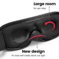 thumbnail image 2 of 3d Hollow Out Three-dimensional Blackout Sleep Eye Mask Breathable Office Lunch Break Sleep Eye Mask, 2 of 5