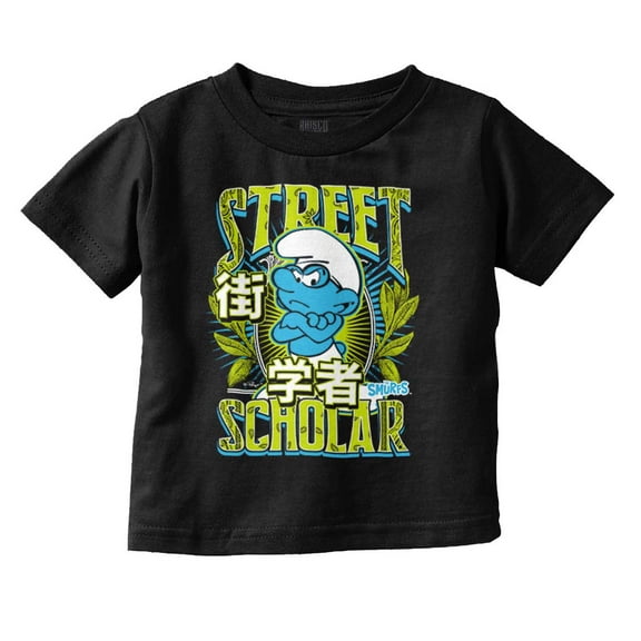 The Smurfs Kanji Street Scholar Youth T Shirt Tee Boys Infant Toddler Brisco Brands 12M