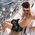 thumbnail image 2 of luoweisi Men's Beach Shorts Quick Dry Swim Trunks with Mesh Lining Motorcycle 2XL, 2 of 5