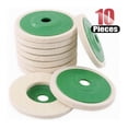 thumbnail image 1 of 10Pcs Wool Felt Polishing Wheel Disc, 4 Inch Wool Polishing, 1 of 8