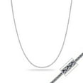 thumbnail image 1 of 18" 14K White Gold Square Wheat Chain Necklace - 1.9gm, 1 of 1