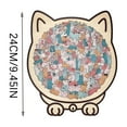 thumbnail image 3 of 135-Piece Morandi-Colored Cat-Shaped Wooden Jigsaw Puzzle, 2026 New Cute Cat-Shaped Wooden Puzzle with A Frame, Perfect for Home Decor, and A Creative Gift for Cats Lovers, 3 of 9