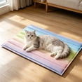 thumbnail image 5 of Pet Cooling Mat Summer Cool Pad for Cats and Dogs Foldable Soft Bed Portable Indoor Outdoor Travel Pet Crate Mat Heat Dissipation Rest Pad, 5 of 6