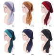 thumbnail image 3 of NUZYZ Floral Print Women Elastic Turban Hat Head Scarf Bandana Headwear&nbsp;Pirate Cap, 3 of 8