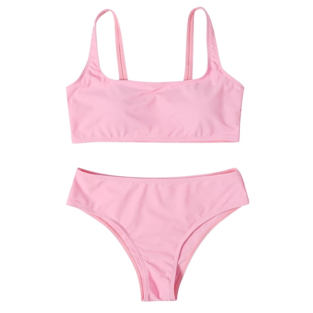 Swimsuit for Women Two Piece Women Striped Push Up High Cut Hight Waist Halter Bikini Set Two Piece Swimsuit Push Up Bikini Set Swimsuit Women Two Piece High Waist Bikini Set Two Piece Set