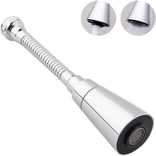 Aireador de grifo, puede girar 360 grados/filtro de ahorro de agua/rociador aireado y rociador de ducha dos modos de agua esquí esquí Gafas de esquí