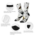 thumbnail image 4 of Balery Animal Bird Calcetas Largas con Estampado para Hombre y Mujer – Suaves y Transpirables, Talla Única (US 5-11), 4 of 6