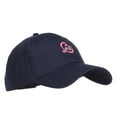 thumbnail image 5 of Love Heart Embroidered Cotton Cap - Navy OSFM, 5 of 5