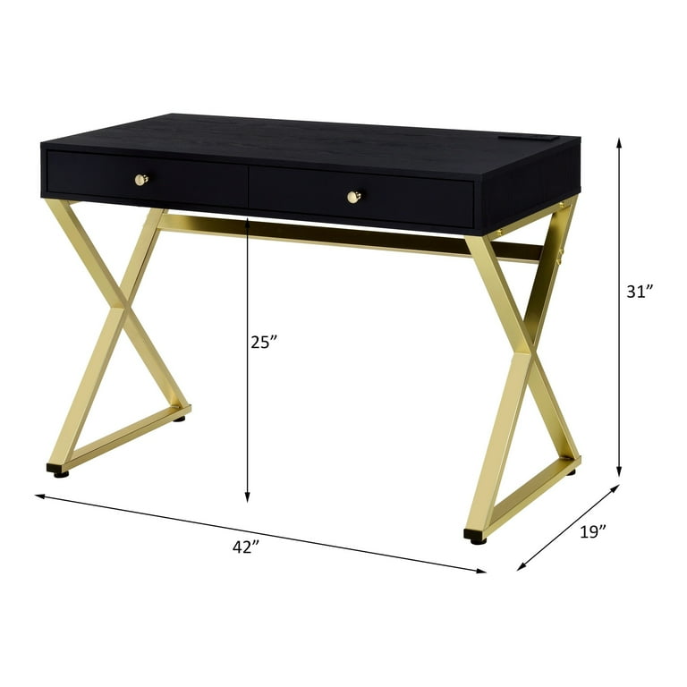 Acme coleen desk online pink