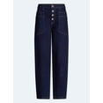 thumbnail image 5 of Scoop Women's and Women's Plus High Rise Tapered Leg Pants, 30'' Inseam, Sizes 0-28W, 5 of 6