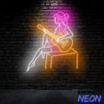 thumbnail image 3 of Handmadetneonsign Girl Playing Guitar Neon Sign, Guitar Music Led Light, Musical Wall Art Decor 94302, 3 of 5